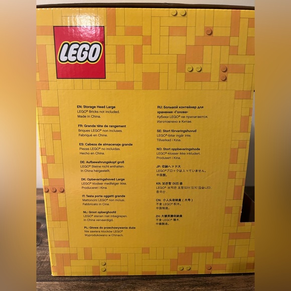 NIB LEGO *Special Edition* Halloween Jack O Lantern Pumpkin Large Storage Head - Picture 5 of 7